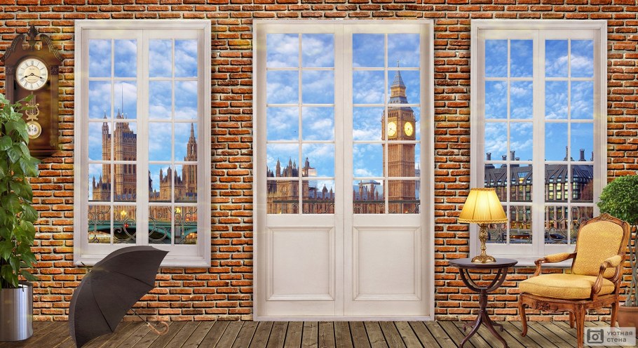 Окно с видом на Лондон