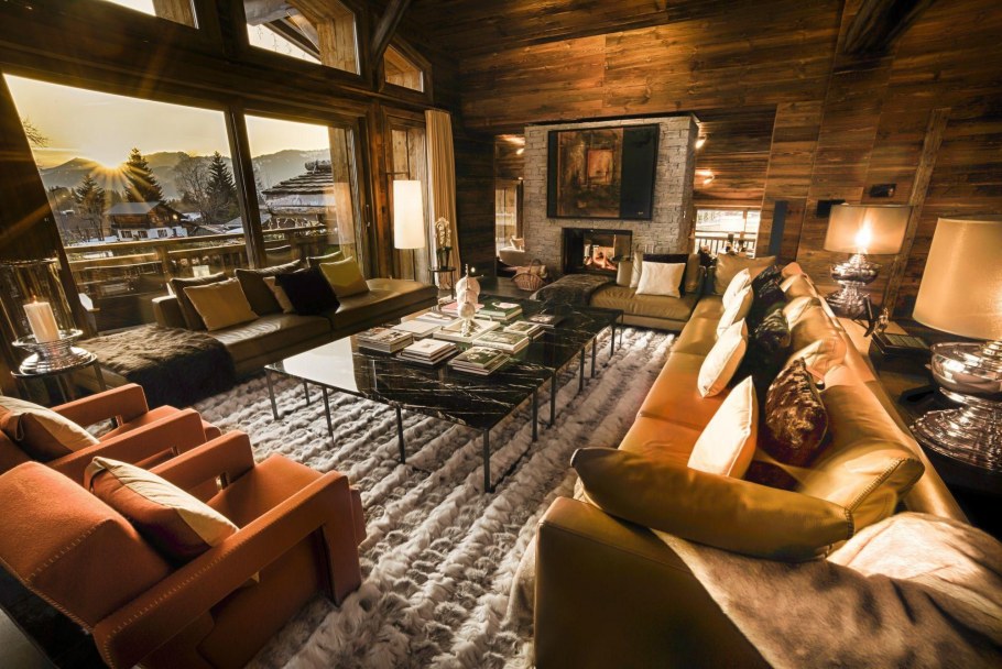 Роскошные интерьеры люксовых Шале