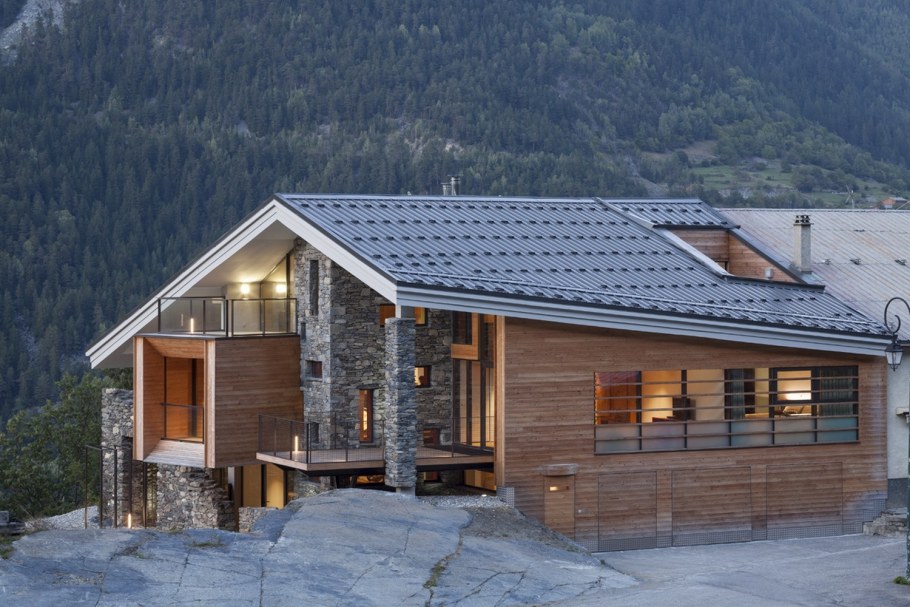 Шале во французских Альпах