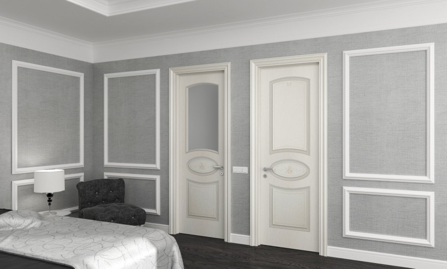 Дверь Неоклассика белая