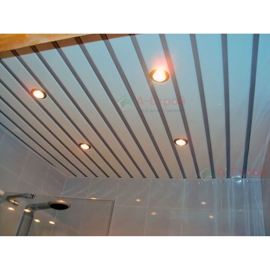 Реечный потолок Албес Омега