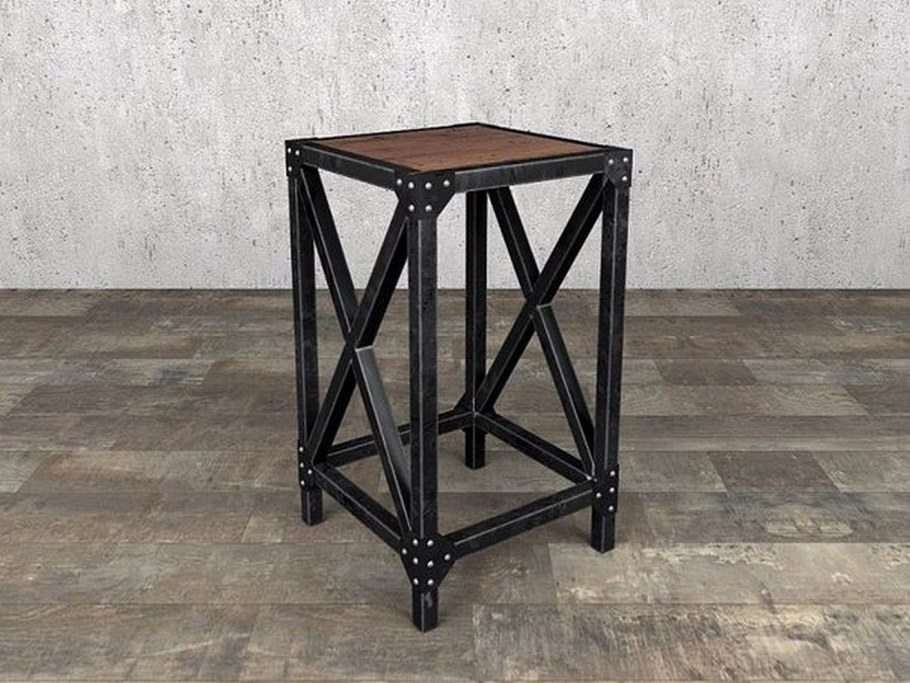 Стул лофт Индастриал с заклепками