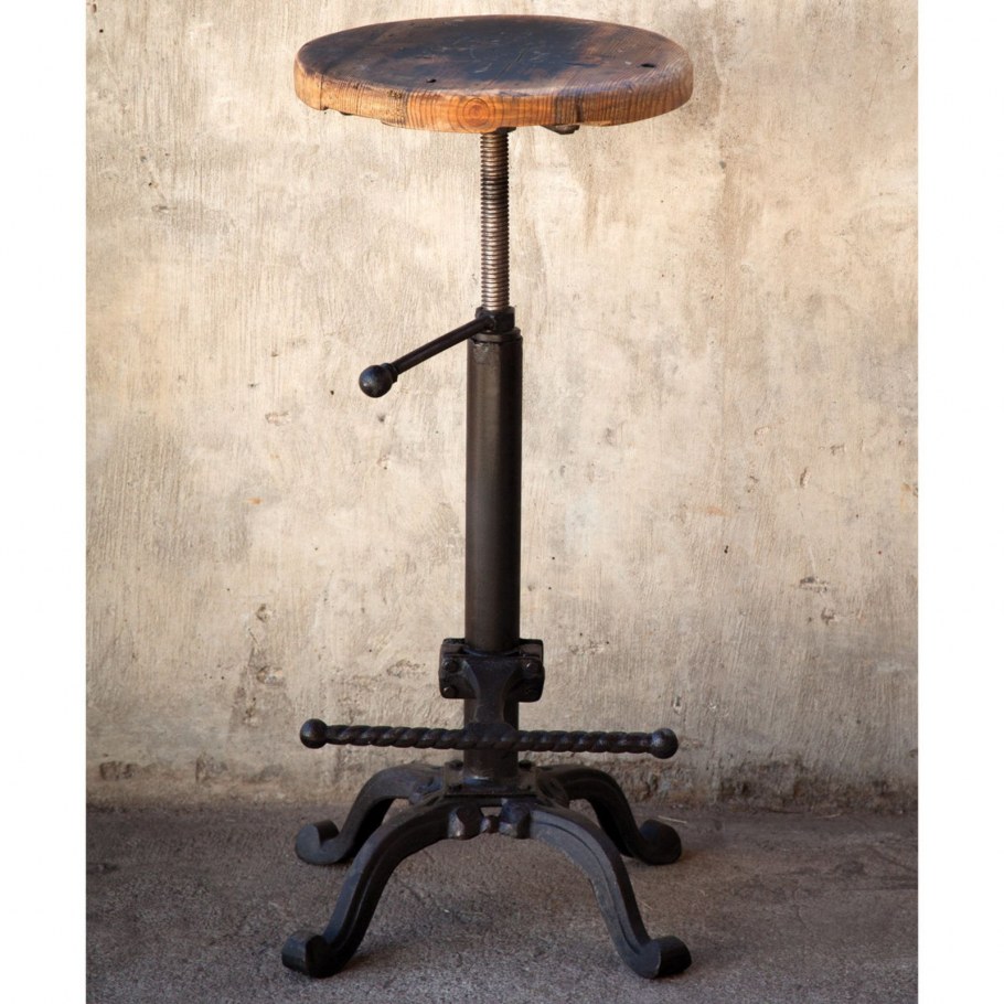 Табурет винтовой Винтаж