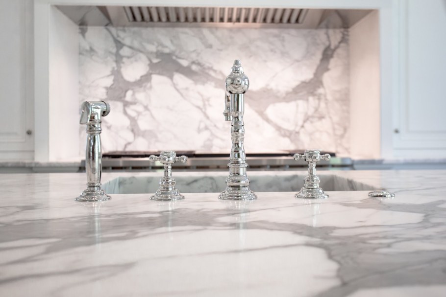 Marble Wallpaper Kitchen
