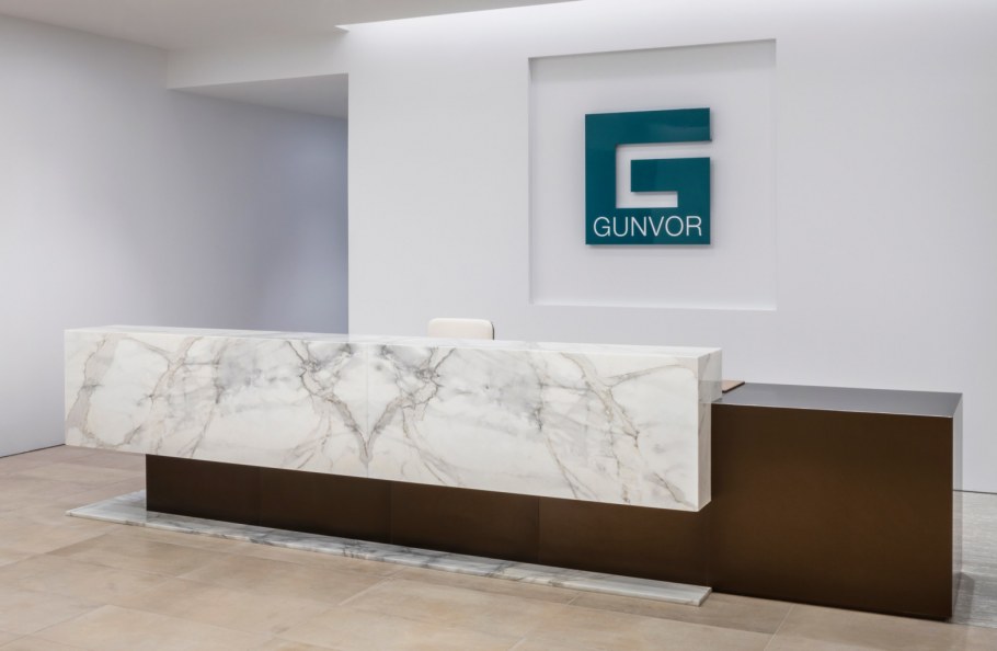 Стойка ресепшн мрамор