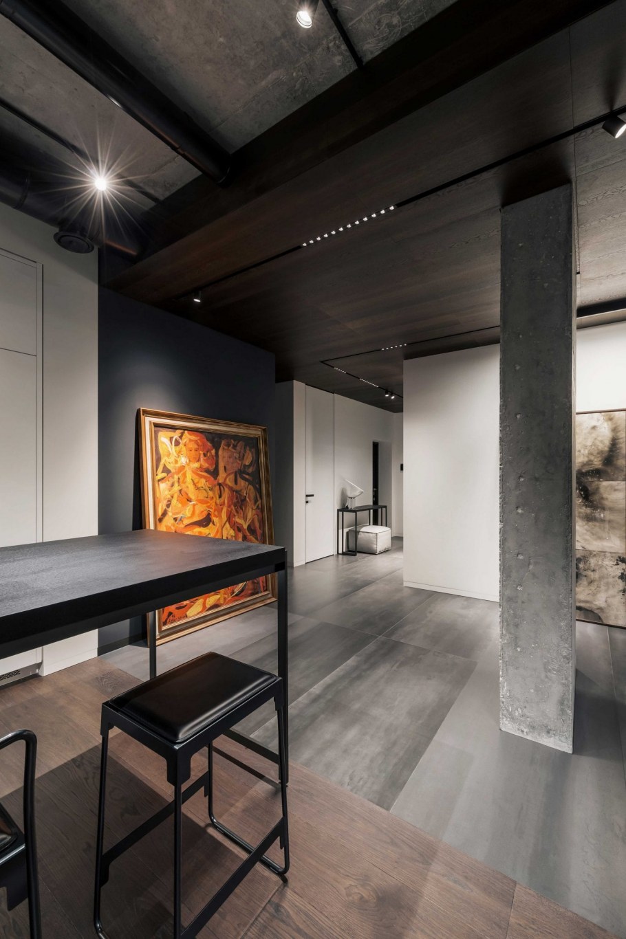 Интерьер комнаты лофт