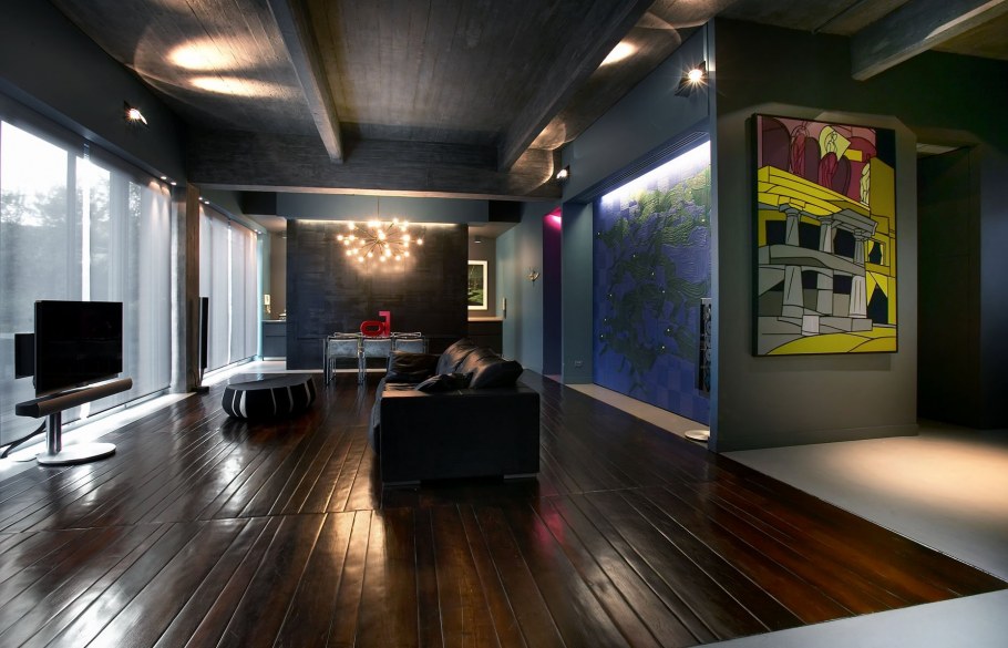 Интерьер холостяцкой квартиры