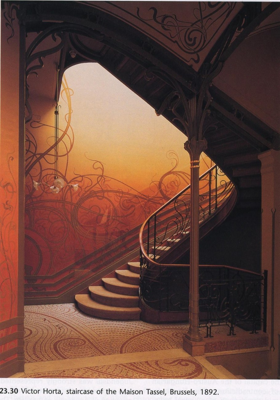 Виктор орта. Особняк Тасселя в Брюсселе. 1892-1893