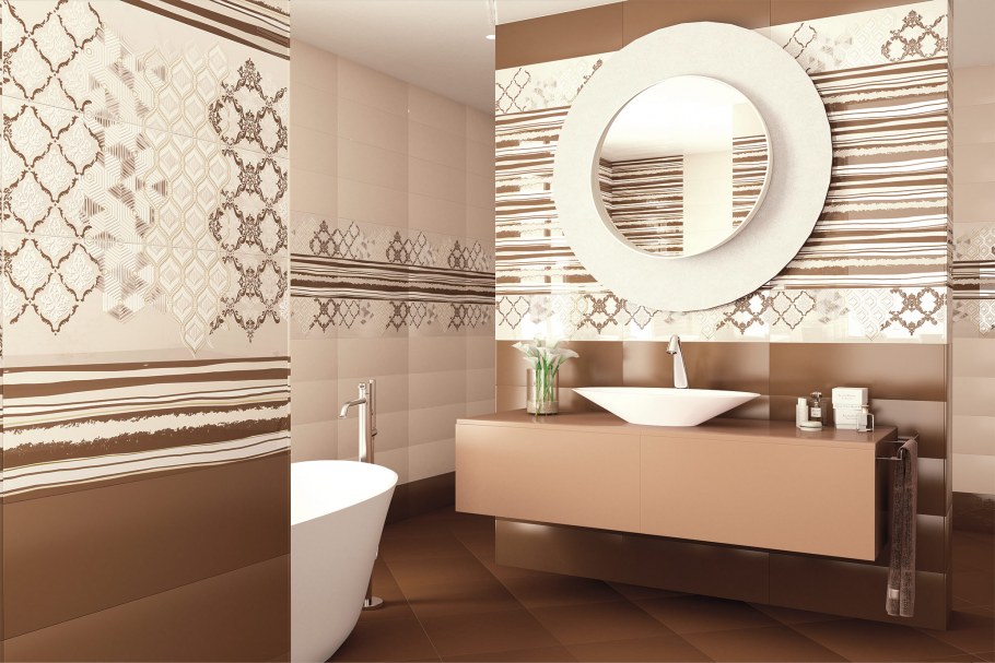 Lines Lila 24,9x50 стена