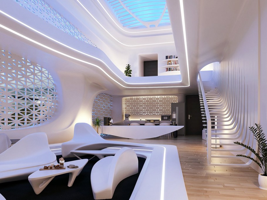 Дом-броненосец the Desert House, Калифорния, США