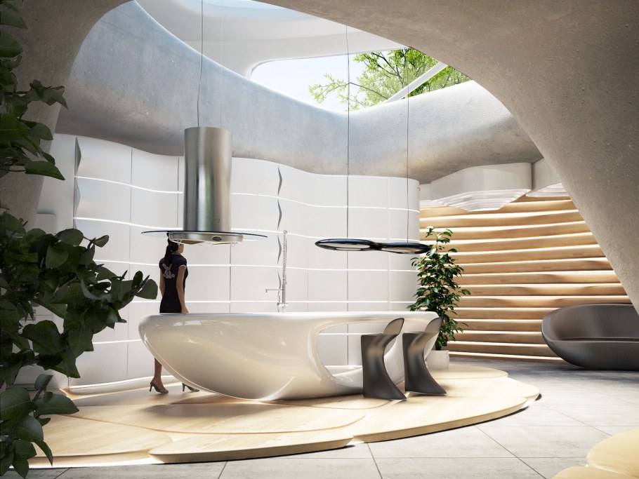 Бионический стиль в интерьере