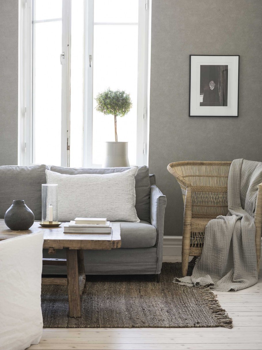 Серая мебель в интерьере