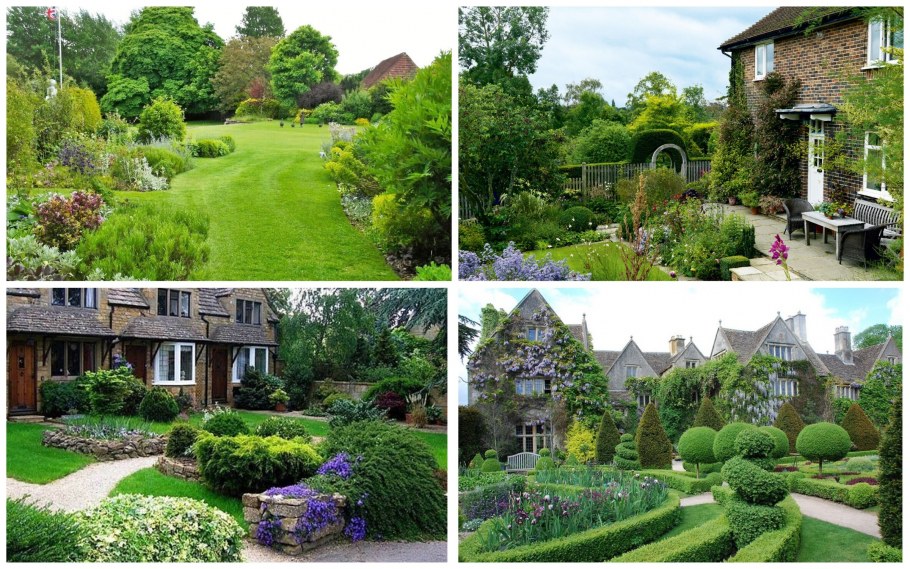 Современный сад в английском стиле в России в деталях