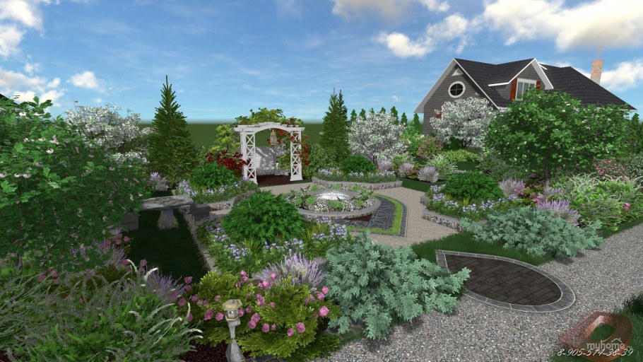 Ландшафтный дизайн в стиле Прованс