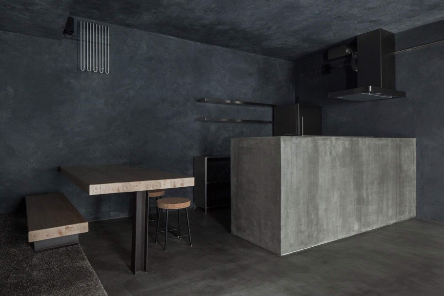 Лофт бетон и дерево