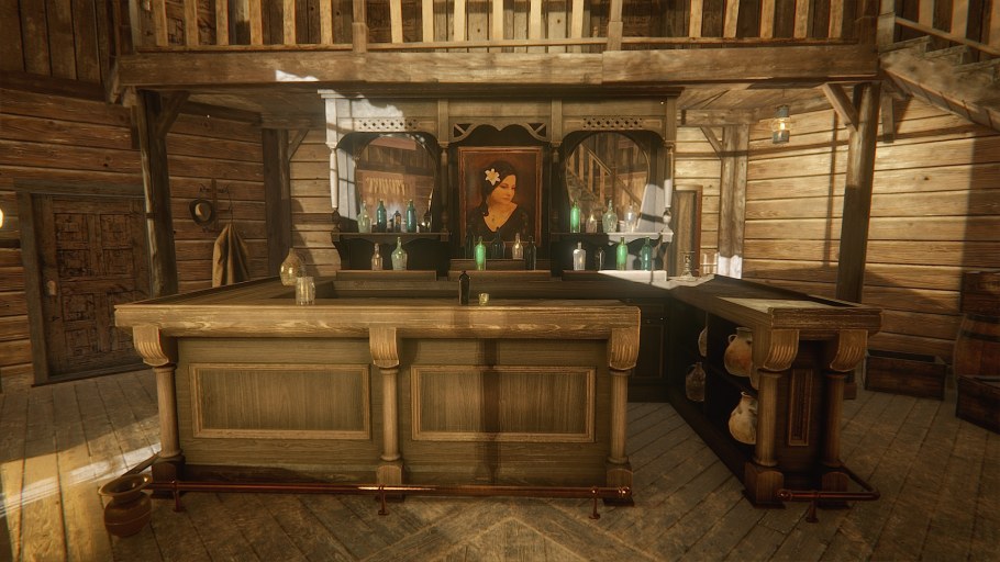 Дикий Запад двери салуна