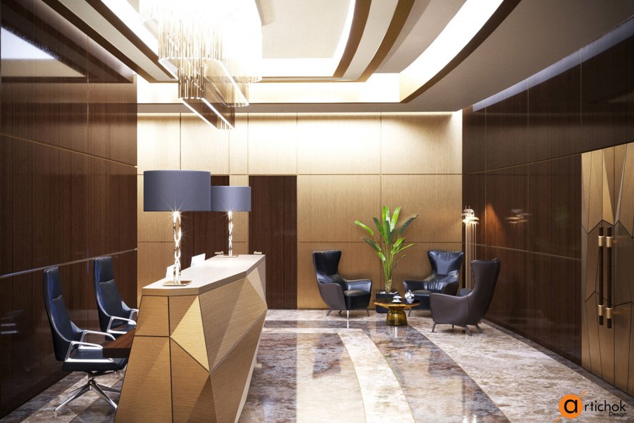 Приемная современный стиль