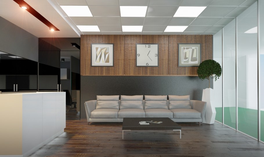 Приемная в офисе