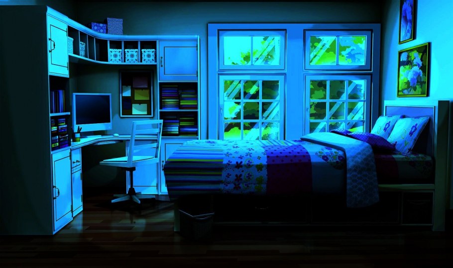 Ночная комната аниме гача лайф