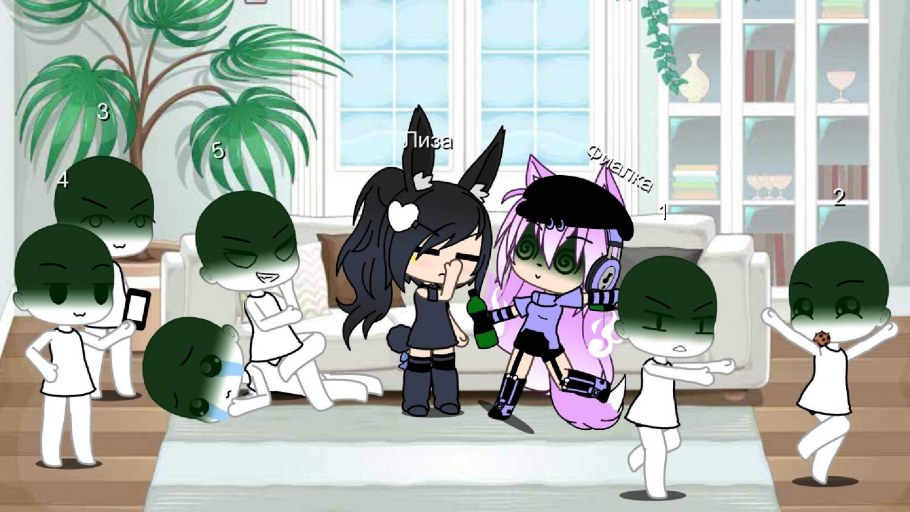 Комната Хэллоуин гача лайф