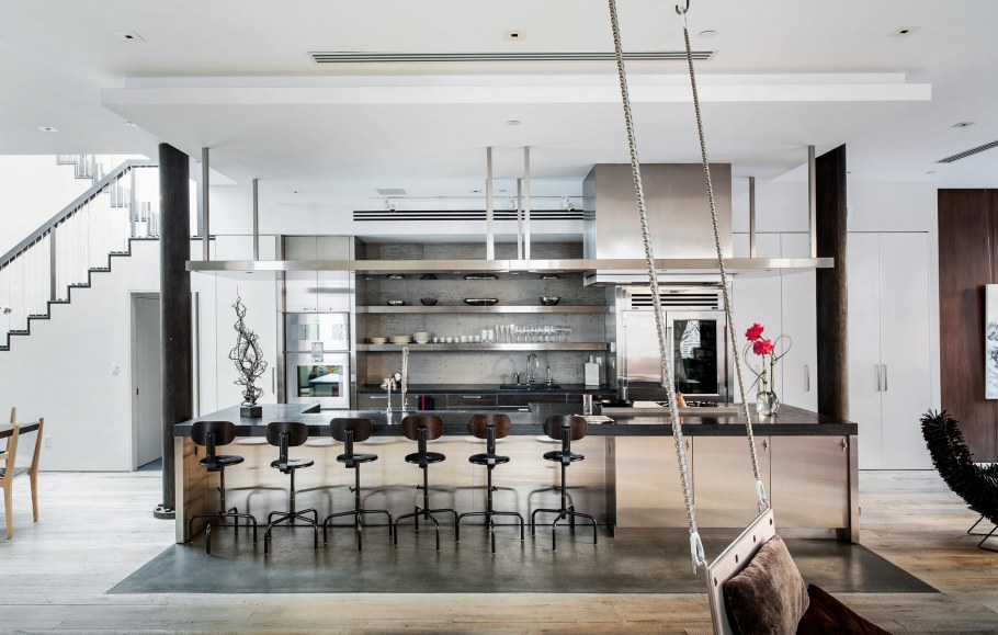 Пентхаус в Нью-Йорке лофт