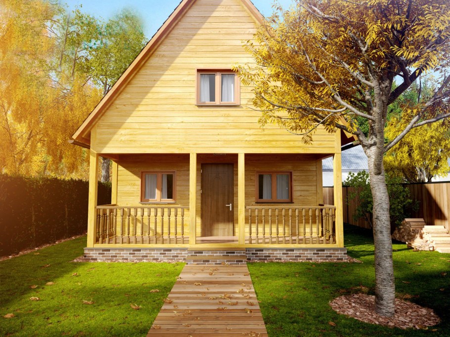 Деревянная дача