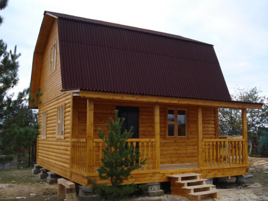 Дачный дом из бруса