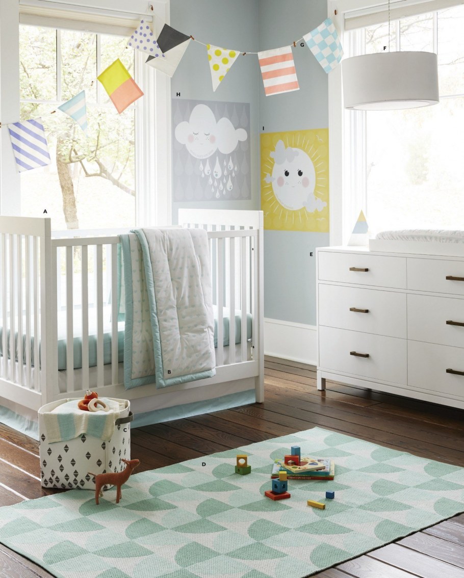 Нейтральные цвета для детской комнаты