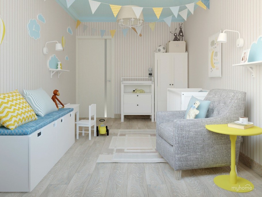Светлая детская комната