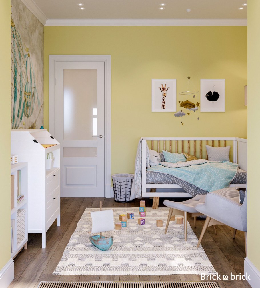 Детская в желтом цвете