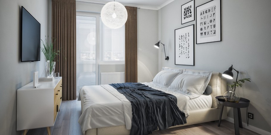 Обои в маленькую комнату