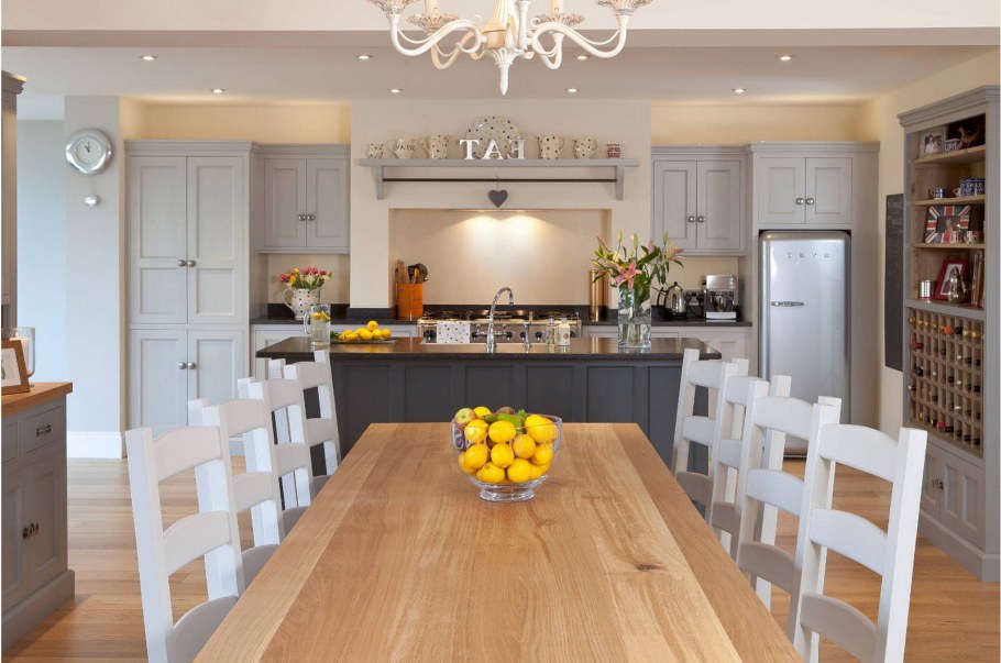 Современные кухни цвета слоновой кости