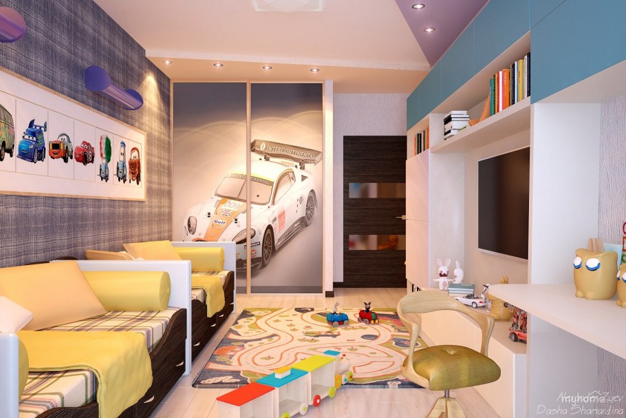 Детская комната для двоих мальчишек