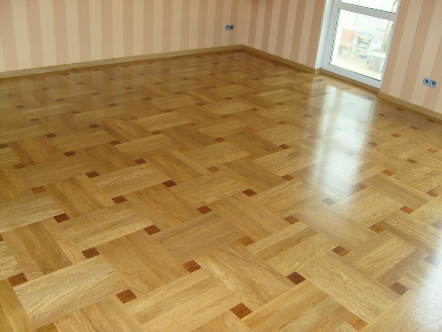 Паркет в интерьере гостиной