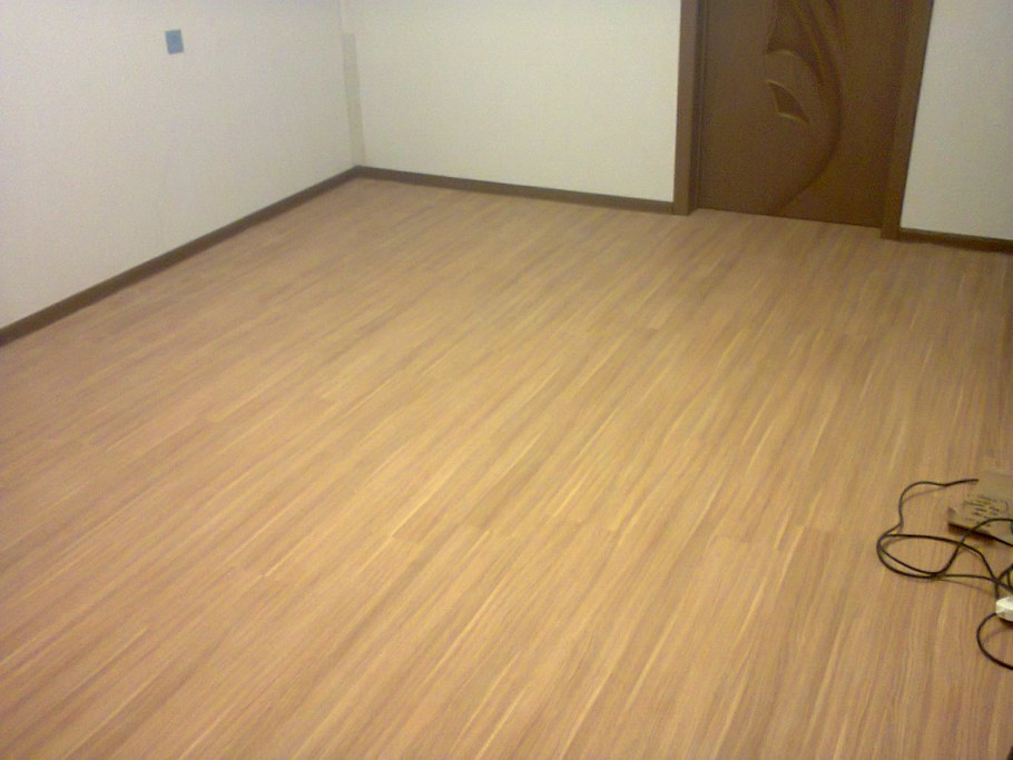 Линолеум без плинтусов