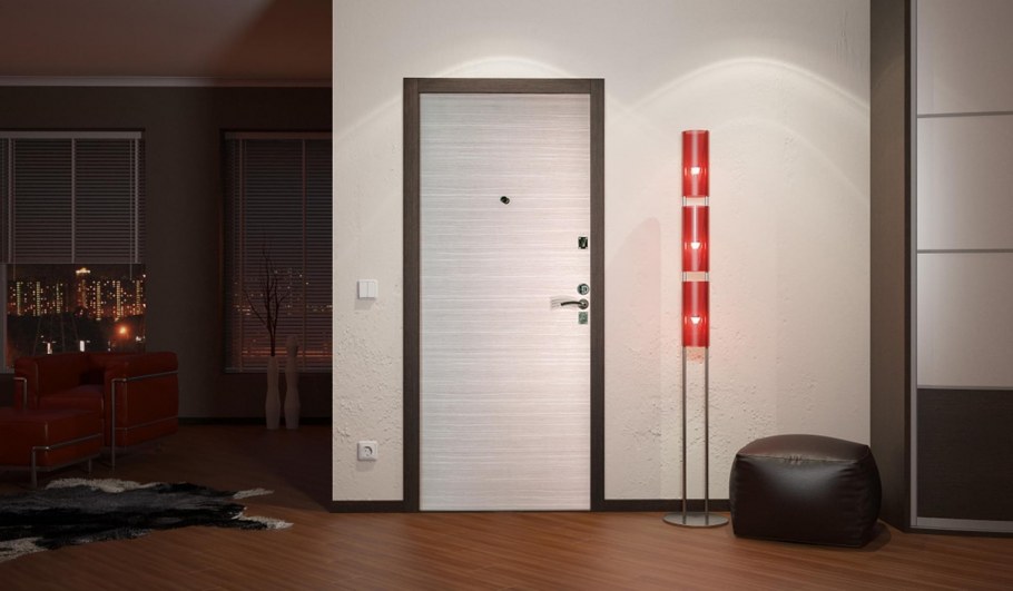 Дверь мет. Йошкар 960х2050 "л" металл/Карпатская ель МДФ