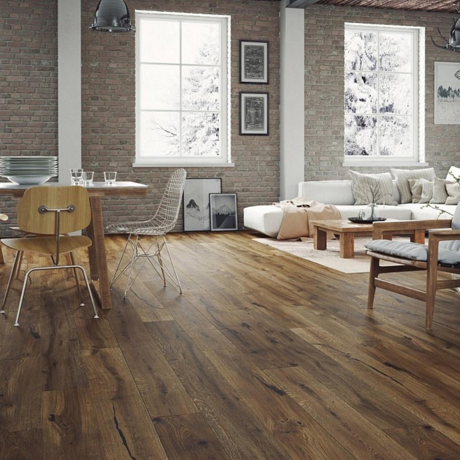 Паркетная доска дуб Скандик