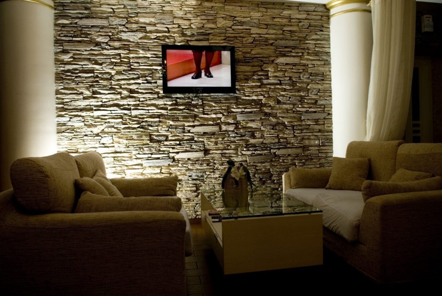 Подсветка декоративного камня