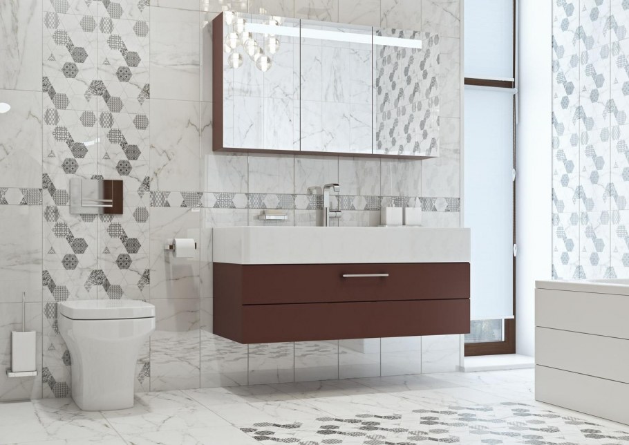 Плитка Lasselsberger Каррарский мрамор