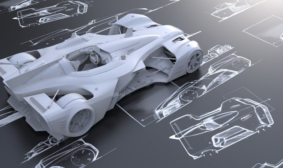 Макет автомобиля будущего