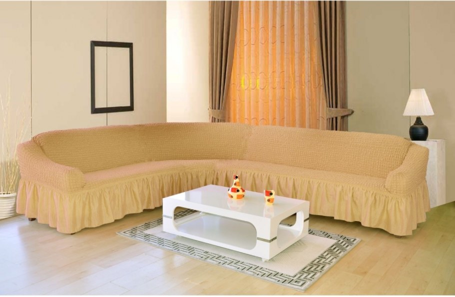 Накидка на угловой диван