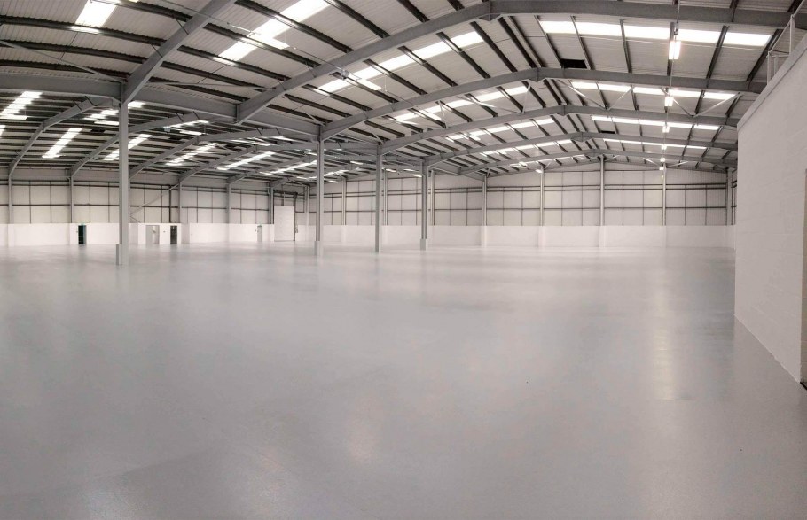 Обеспыленный бетонный пол