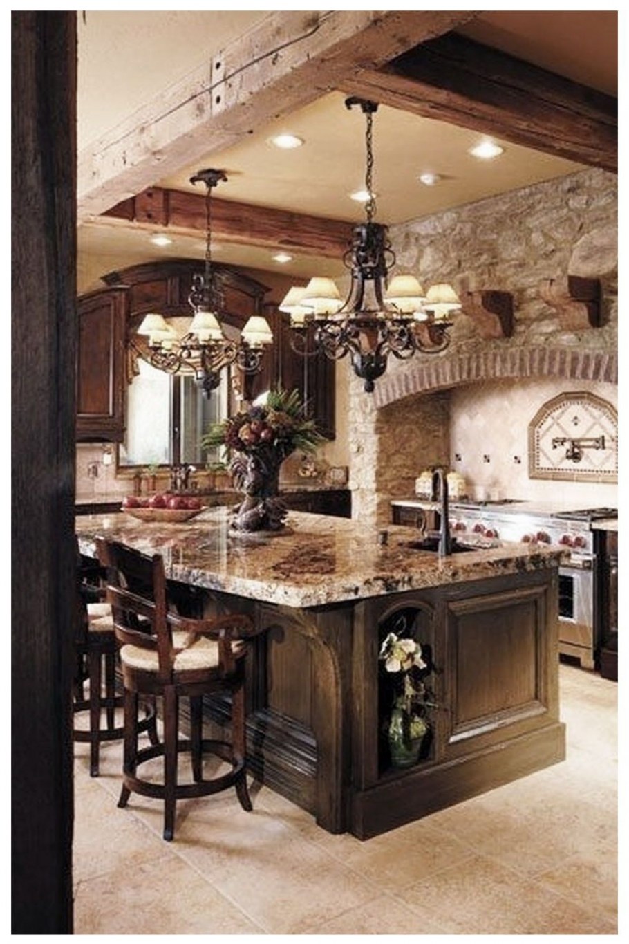 Кухни под старину в испанском стиле