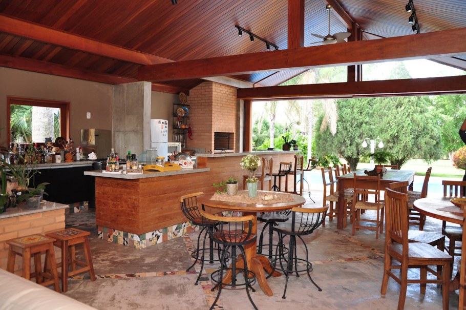 Шале интерьер кухня