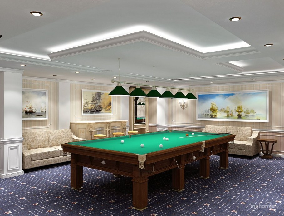 Бильярдная в коттедже