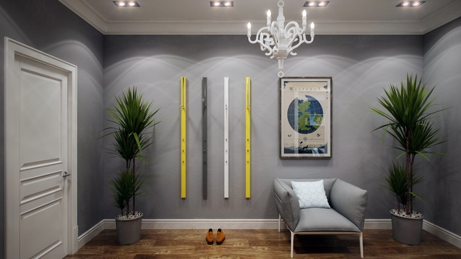 Серая прихожая