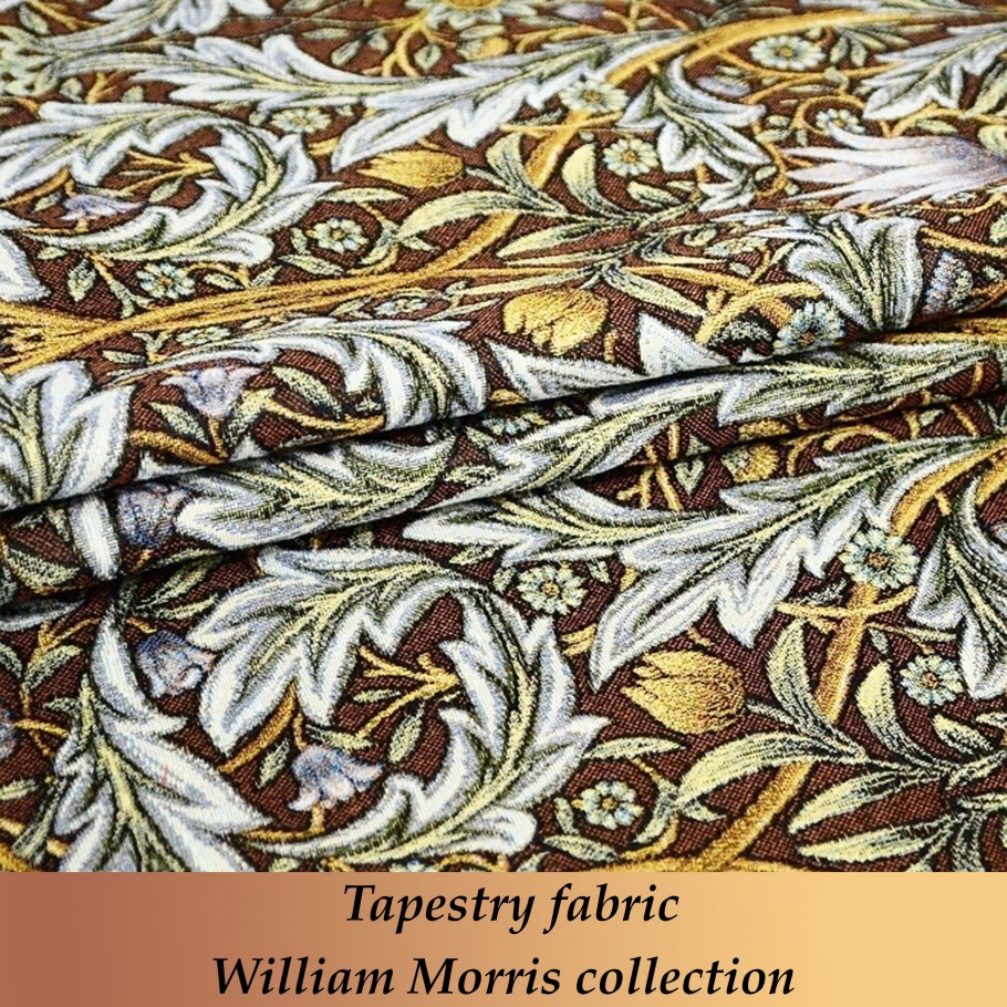 Плюшевые шторы с орнаментом в интерьере