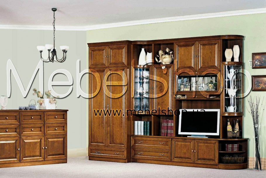 Гостиная из натурального дерева