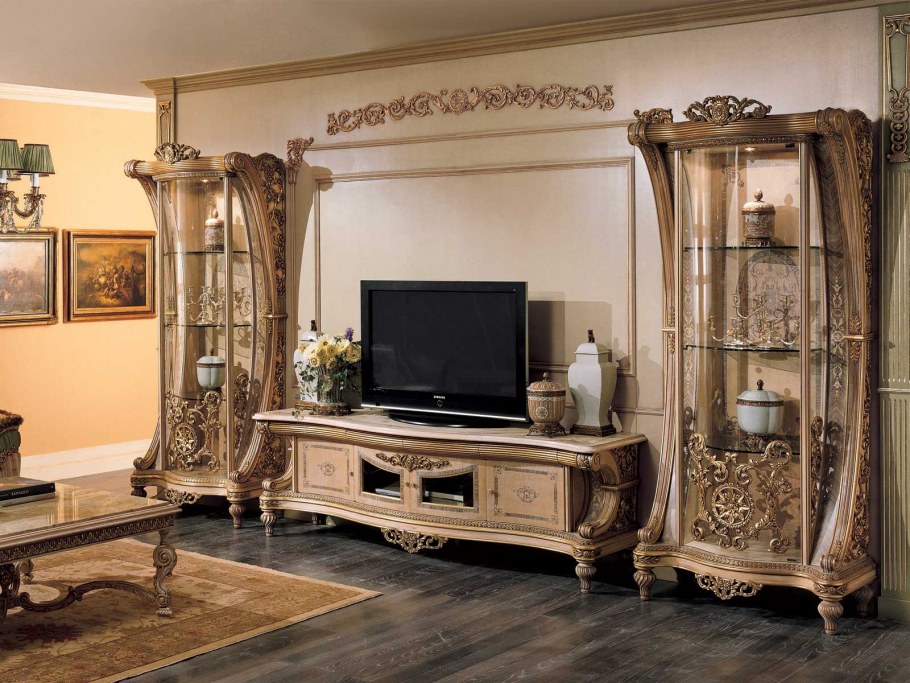 Классическая мебель для гостиной под старину