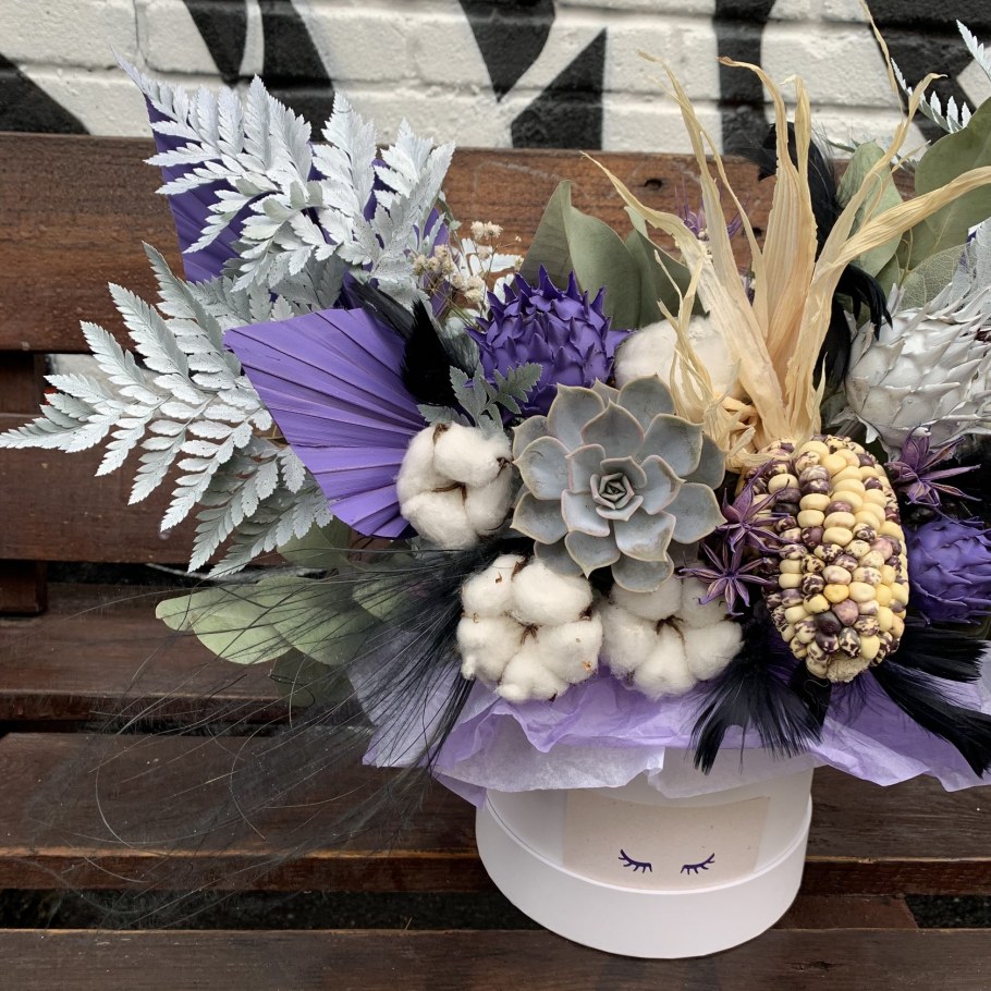 Сухоцветы в интерьере